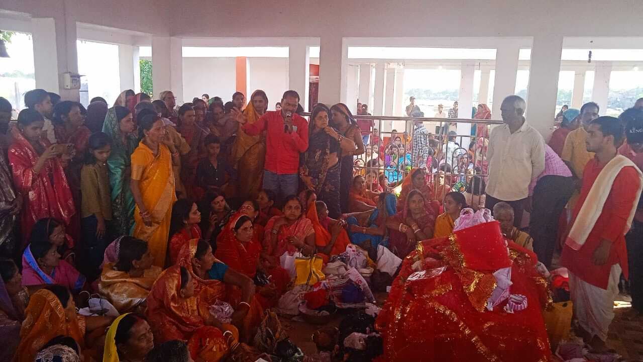 रामचंद्रडीह काली मंदिर में हुई वार्षिक गमाली पूजा