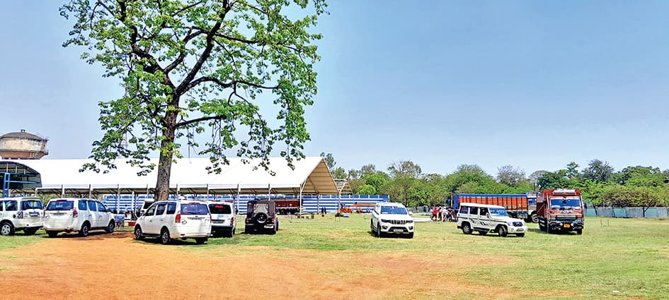 प्रधानमंत्री की रैली के लिए पोलो ग्राउंड पर अभूतपूर्व इंतजाम