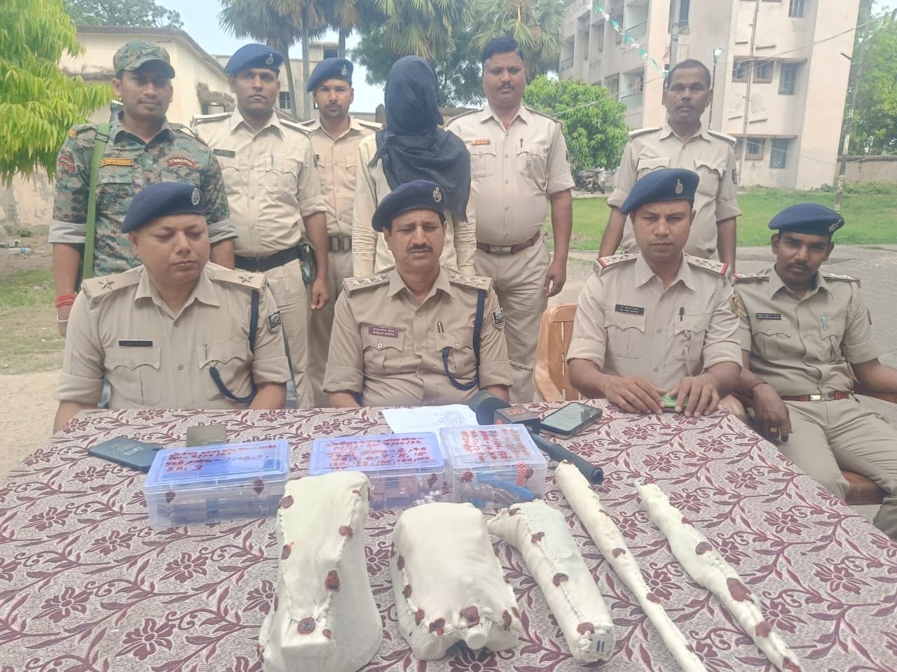 धोरैया व पंजवारा में मिनी गन फैक्ट्री का भंडाफोड़