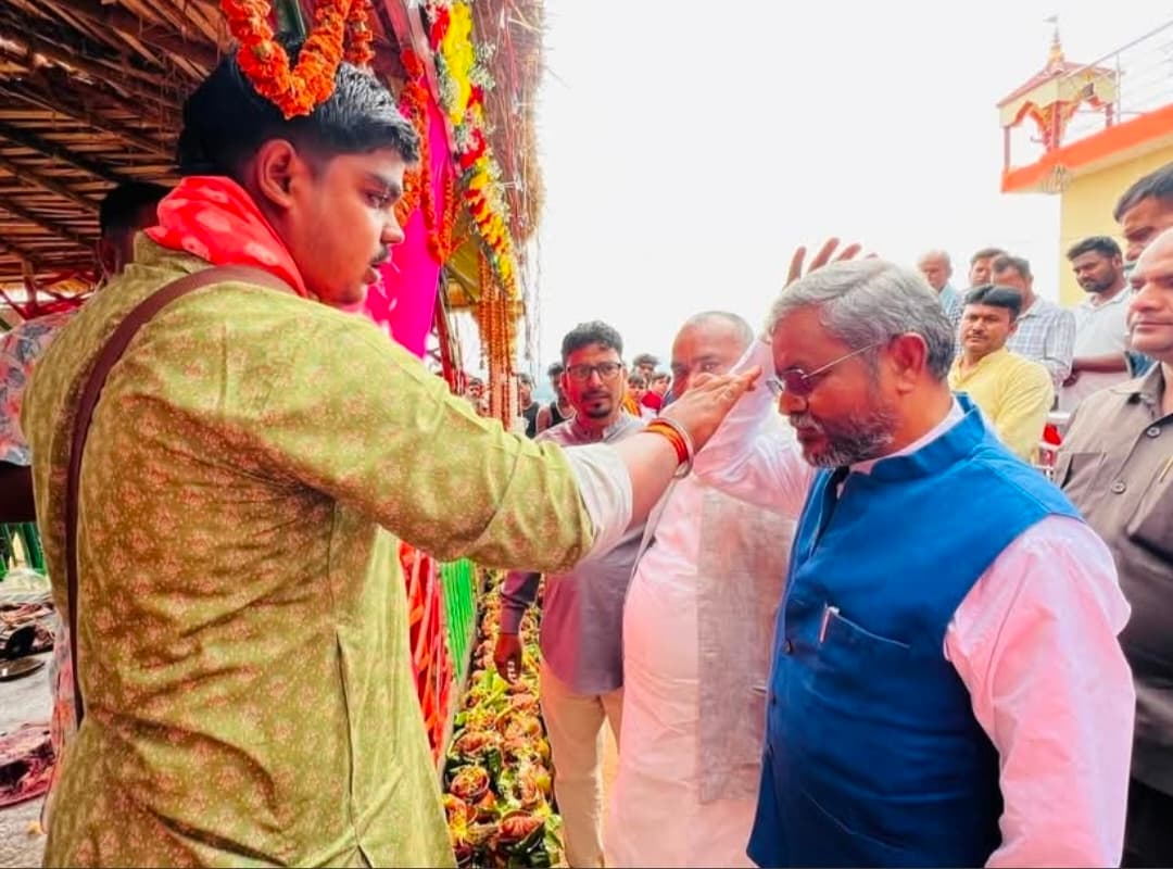 Gridih News : यज्ञ से सकारात्मक ऊर्जा का संचार होता है : बाबूलाल