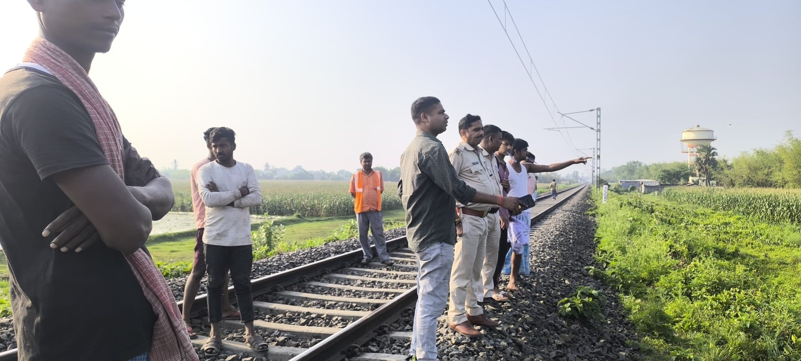 रानीपतरा रेलवे स्टेशन के पास ट्रेन की चपेट में आने से विक्षिप्त की मौत