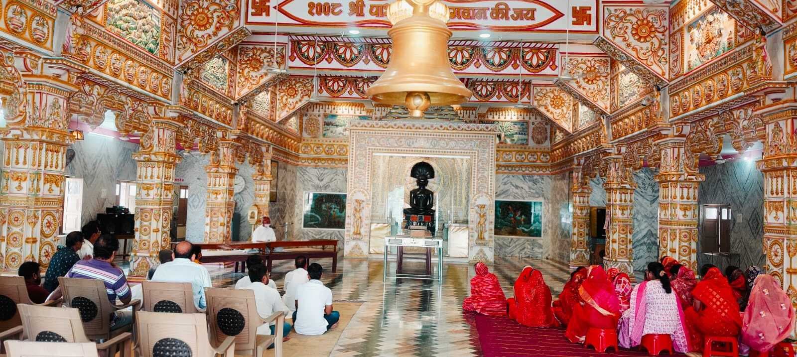 नवकार मंत्र जाप से कानकी धाम में बना रहा धार्मिक उर्जा का वातावरण