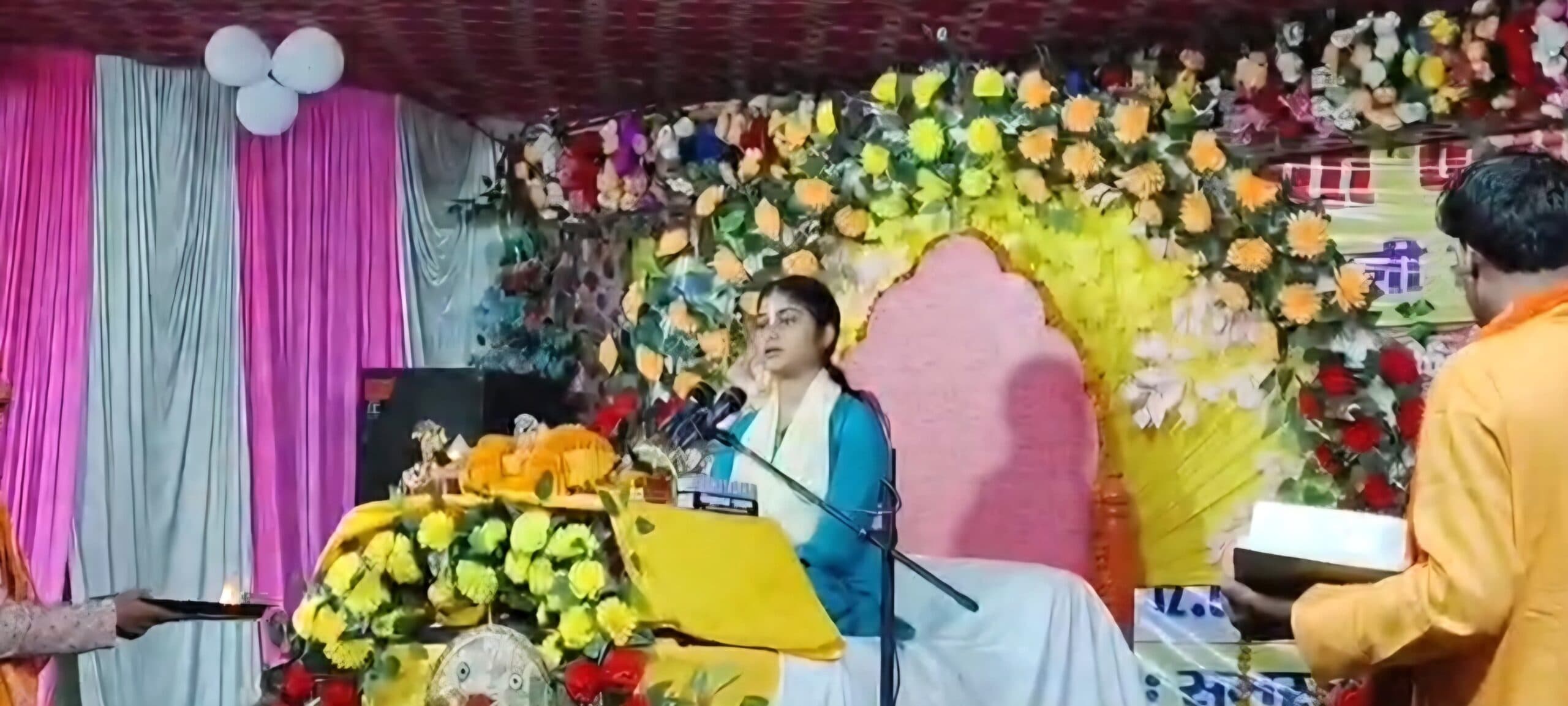 कृष्ण ने कारागार में जन्म लेकर धर्म की स्थापना की, अधर्म के विनाश का संदेश दिया : श्रेयांशी पांडे