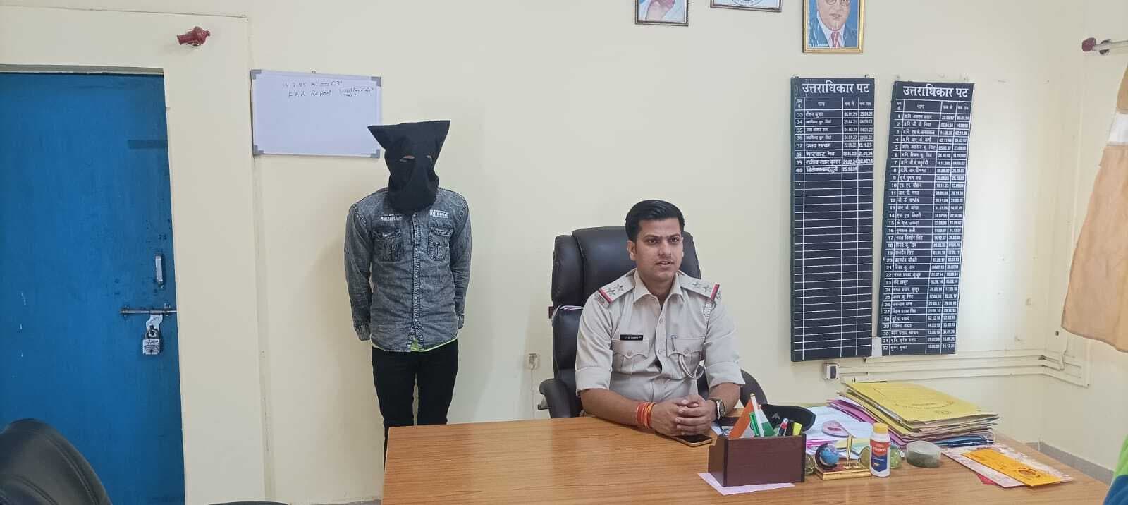 बाइक चोरी के प्रयास के आरोप में युवक पकड़ाया