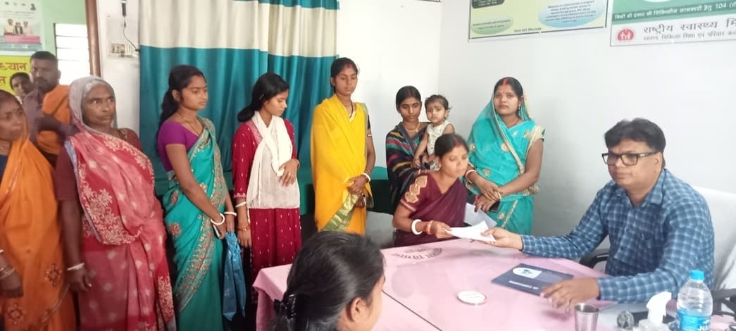 105 गर्भवती महिलाओं की हुई एएनसी जांच