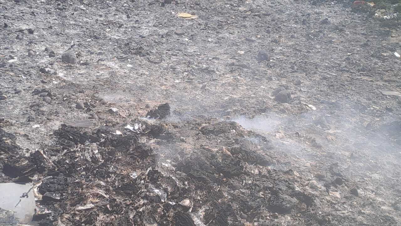 मेडिकल कचरा में आग लगाने को लेकर सफाई एजेंसी पर 10 प्रतिशत कटौती की कार्रवाई