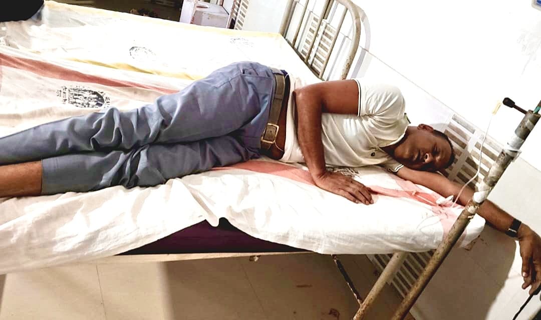 तमिलनाडु निवासी ट्रेन में नशाखुरानी का शिकार, भर्ती