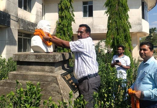 होम्योपैथी महाविद्यालय में हर्षोल्लासपूर्वक मनायी गयी हैनिमैन की जयंती