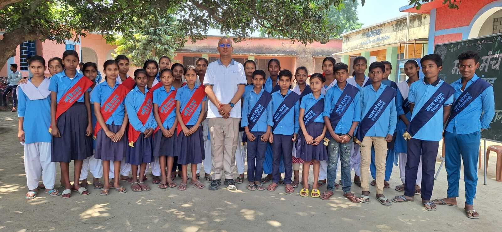 मवि अरिहाना में बाल संसद व मीना मंच का गठन