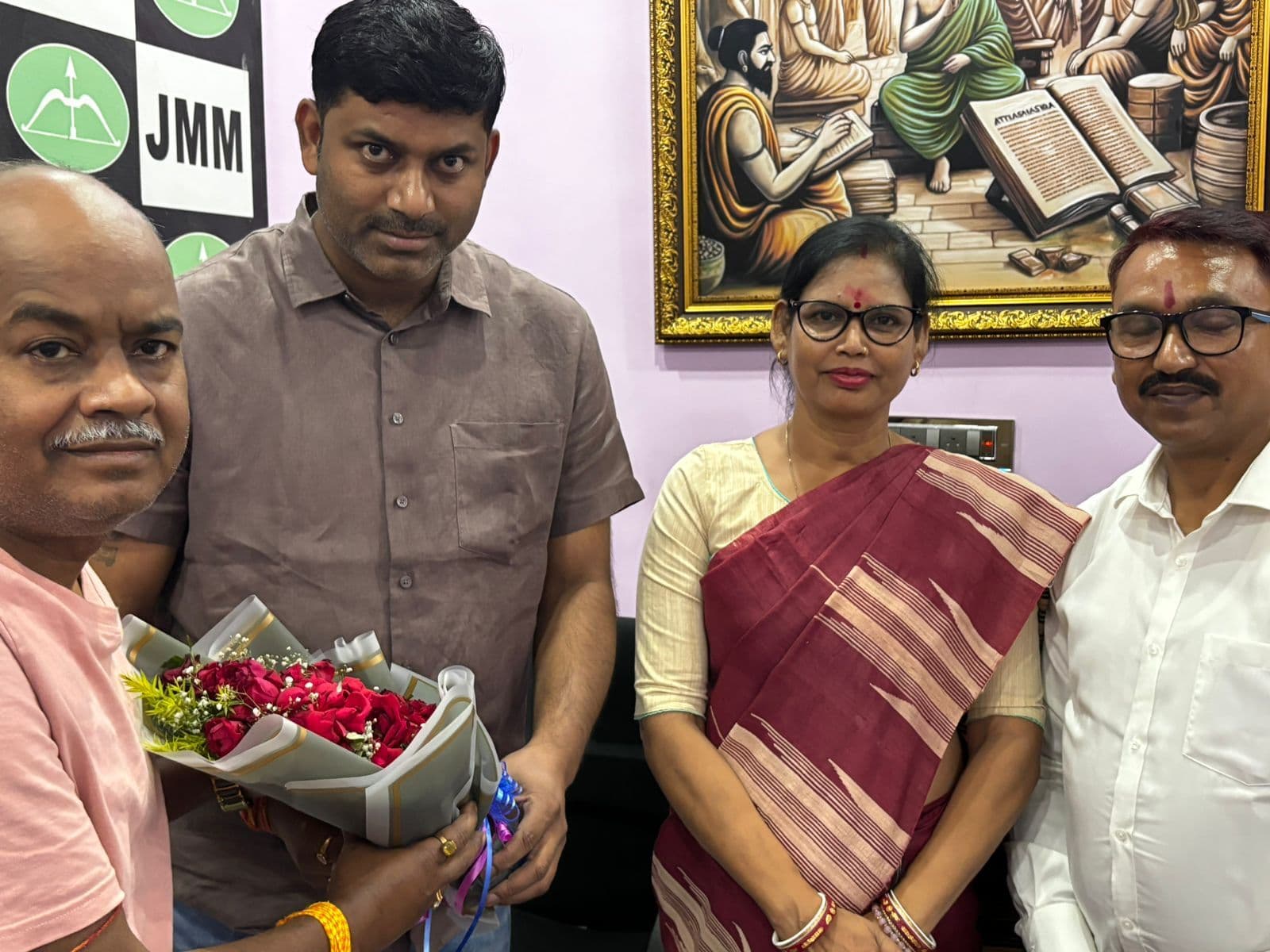 पंकज मिश्रा से मिले नप अध्यक्ष व उपाध्यक्ष, विकास के मुद्दों पर हुई चर्चा