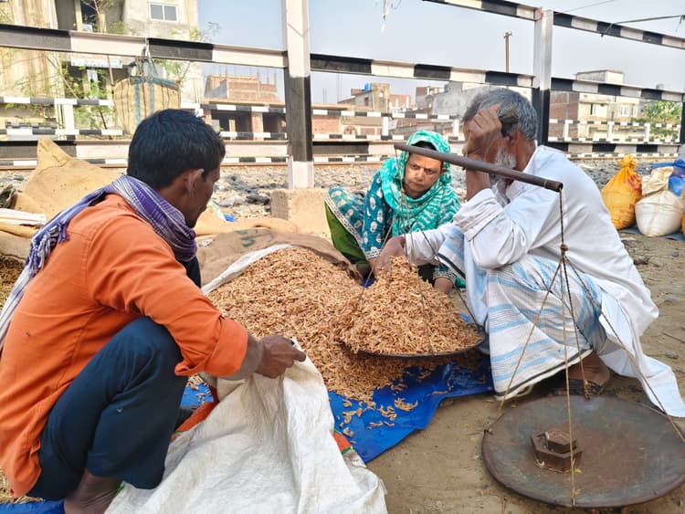 सोंगठी की बढ़ी मांग, हाट-बाजारों में सजने लगी सूखी मछली की दुकानें