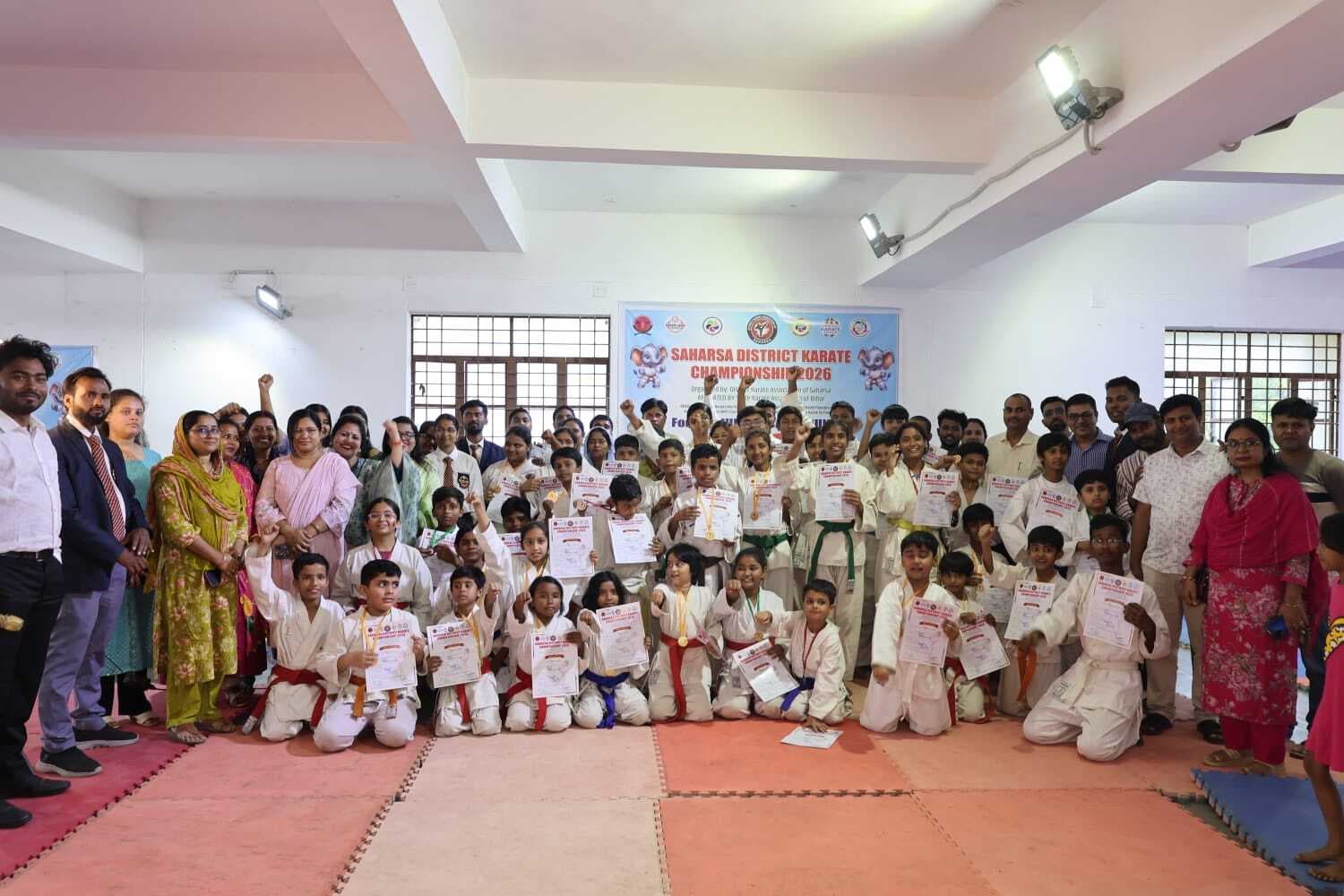 जिला कराटे चैंपियनशिप का हुआ सफल आयोजन