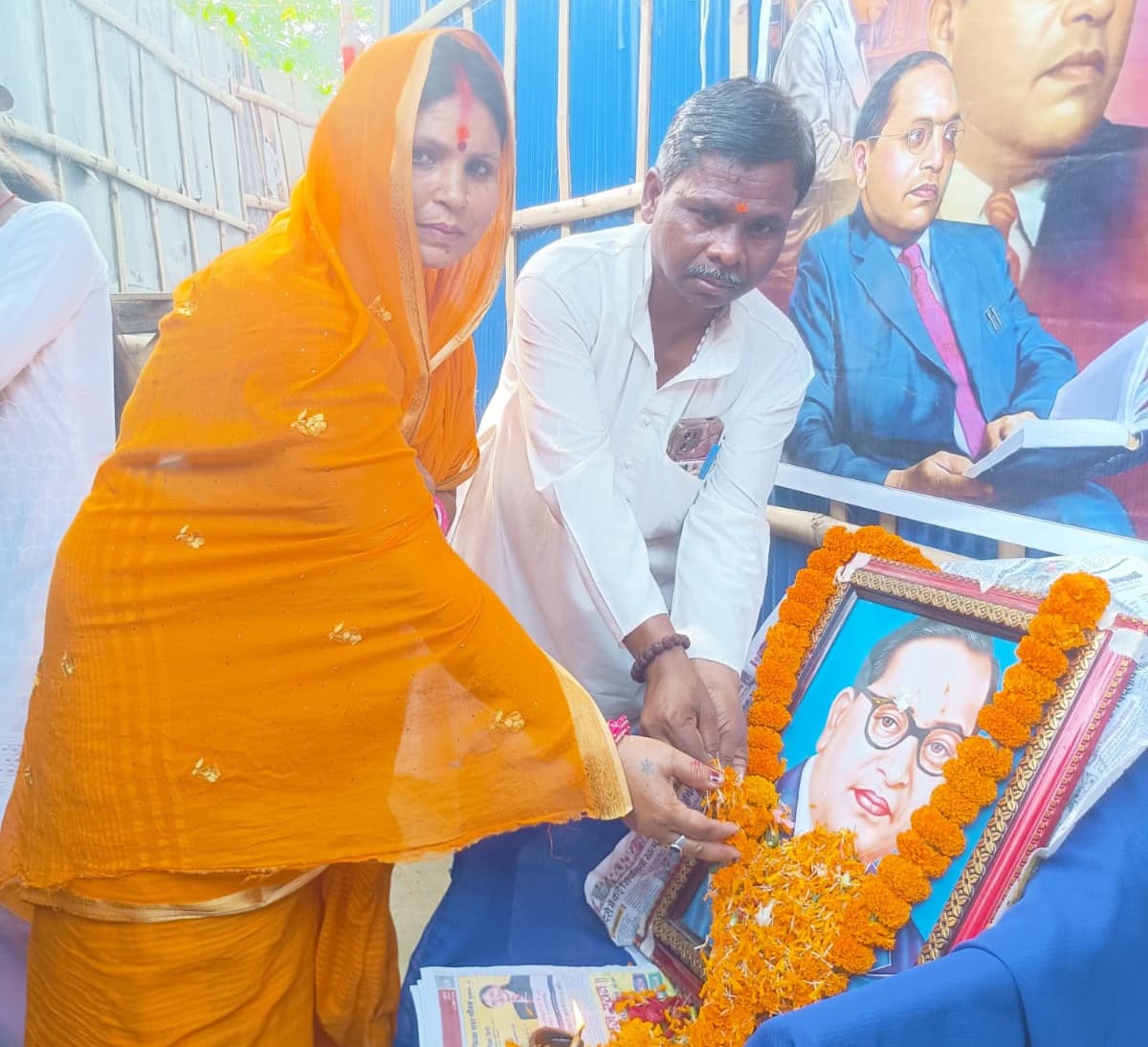 आंबेडकर नगर में मनी बाबा साहेब की 135वीं जयंती