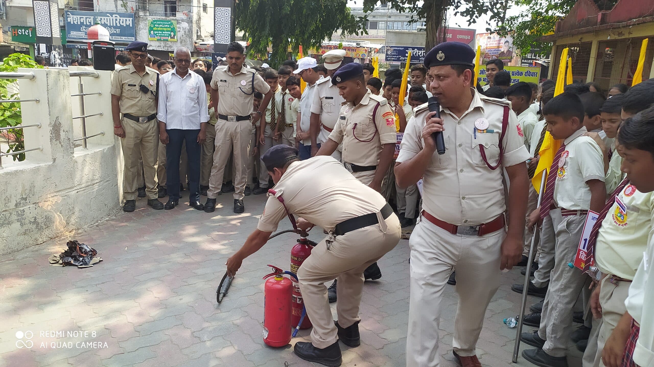 मॉक ड्रिल कर अगलगी से बचाव की दी जानकारी