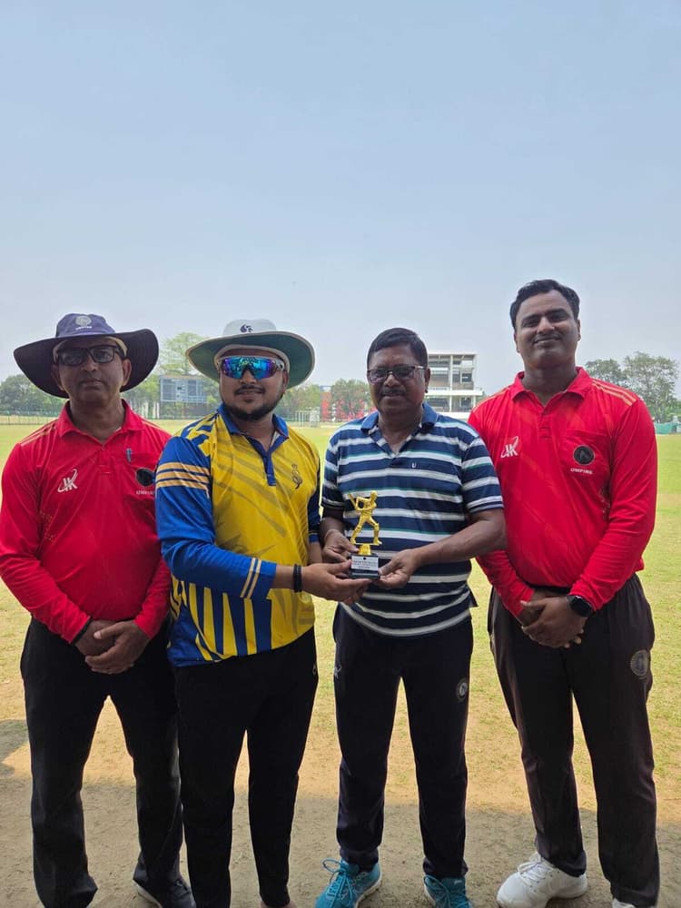 Jsca a division t20 league rural blue win : रुरल ब्लू जीता, रिशु बने प्लेयर ऑफ द मैच