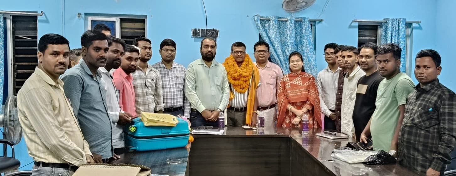 प्रखंड समन्वयक को दी विदाई