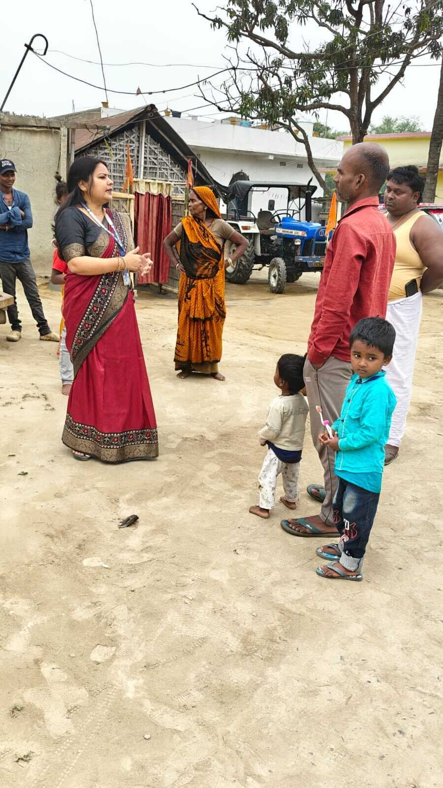 पोषक क्षेत्र बच्चों के शत प्रतिशत नामांकन के लिए चलाया अभियान