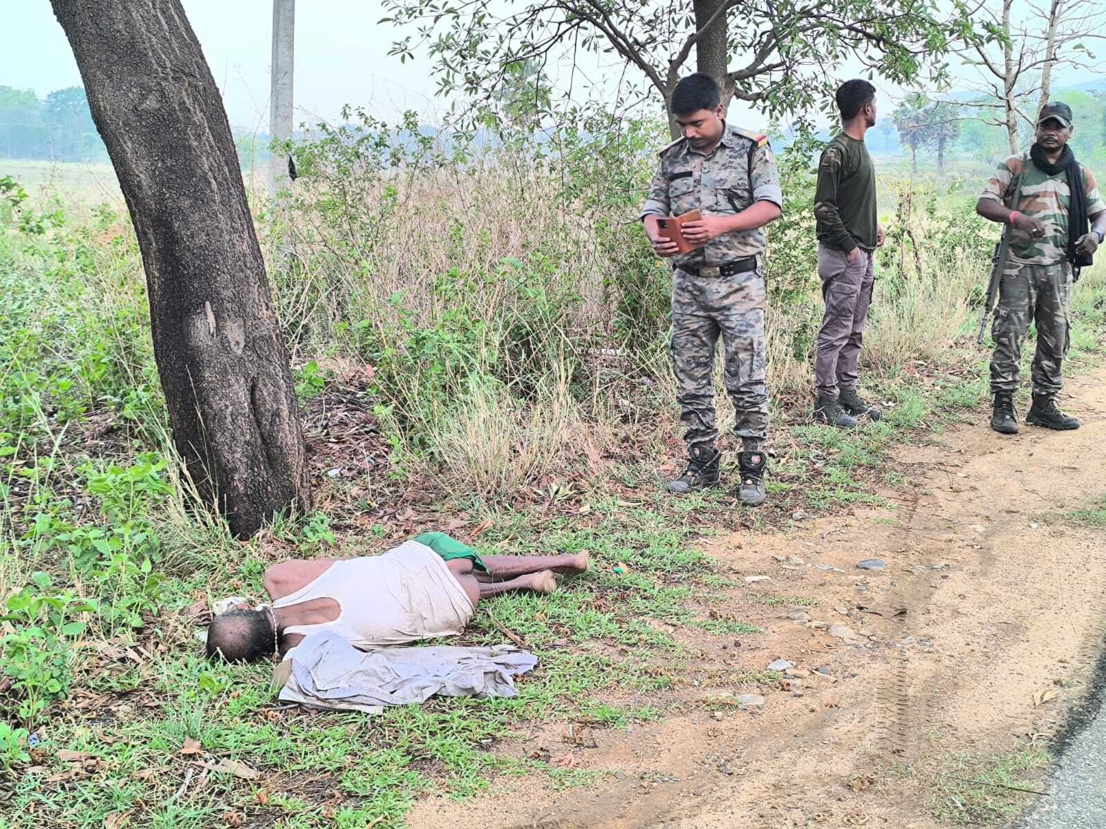 सोनाहातू के जाड़ेया मोड़ के समीप से वृद्ध का शव बरामद