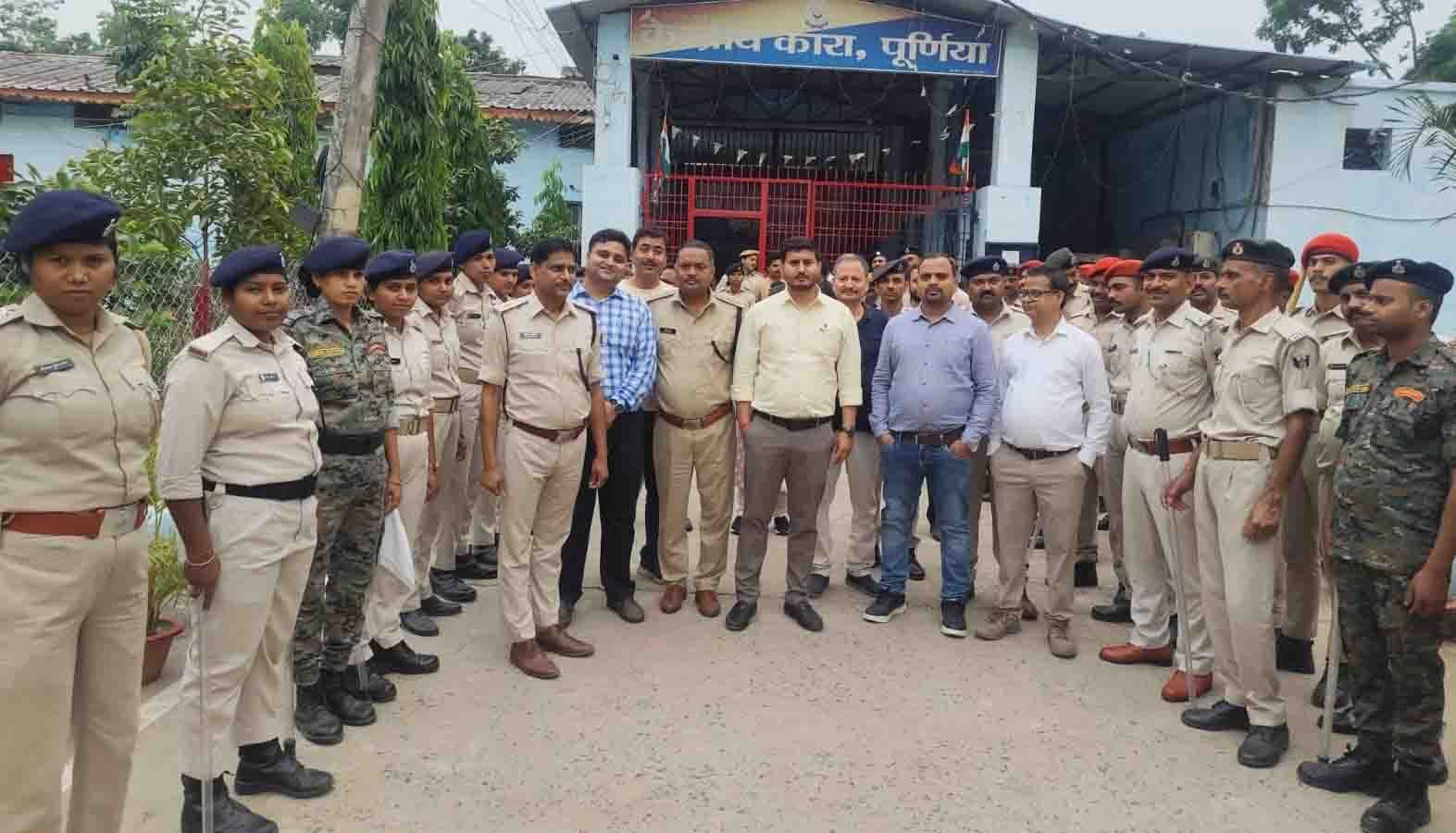 सेंट्रल जेल का अहले सुबह औचक निरीक्षण, आपत्तिजनक समान बरामद नहीं