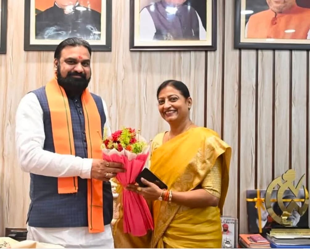 सीएम सम्राट चौधरी से विधायक ने की शिष्टाचार भेंट