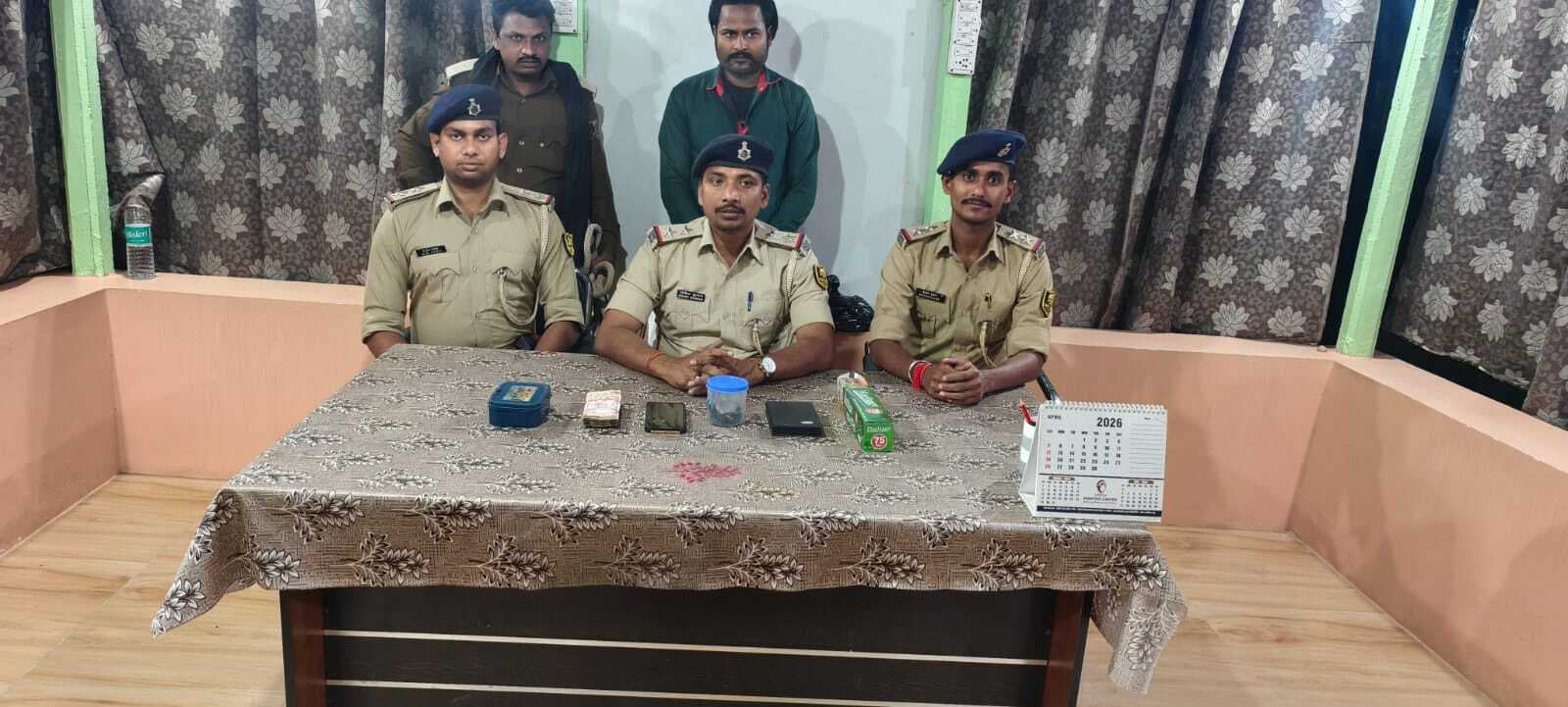 स्मैक के साथ तस्कर गिरफ्तार