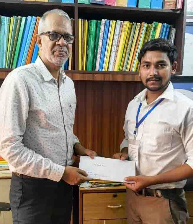 वीवीआईटी के छात्र पीयूष का बहुराष्ट्रीय कंपनी टीसीएस में चयन