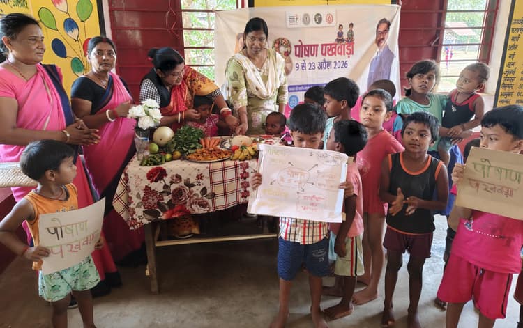 माताओं को पौष्टिक आहार के महत्व की दी जानकारी