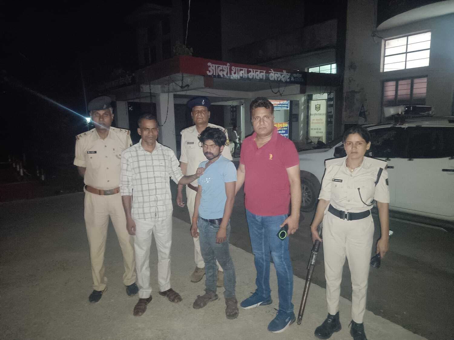 25 हजार का ईनामी बदमाश गिरफ्तार, भेजा जेल