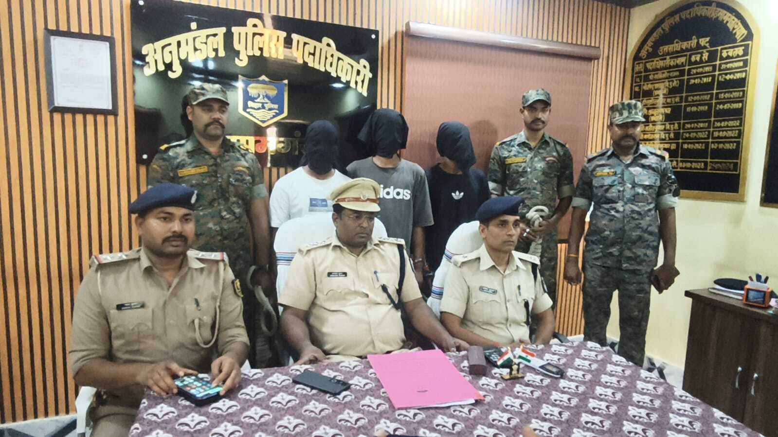 सीएसपी लूटकांड में तीन बदमाश गिरफ्तार, हथियार बरामद