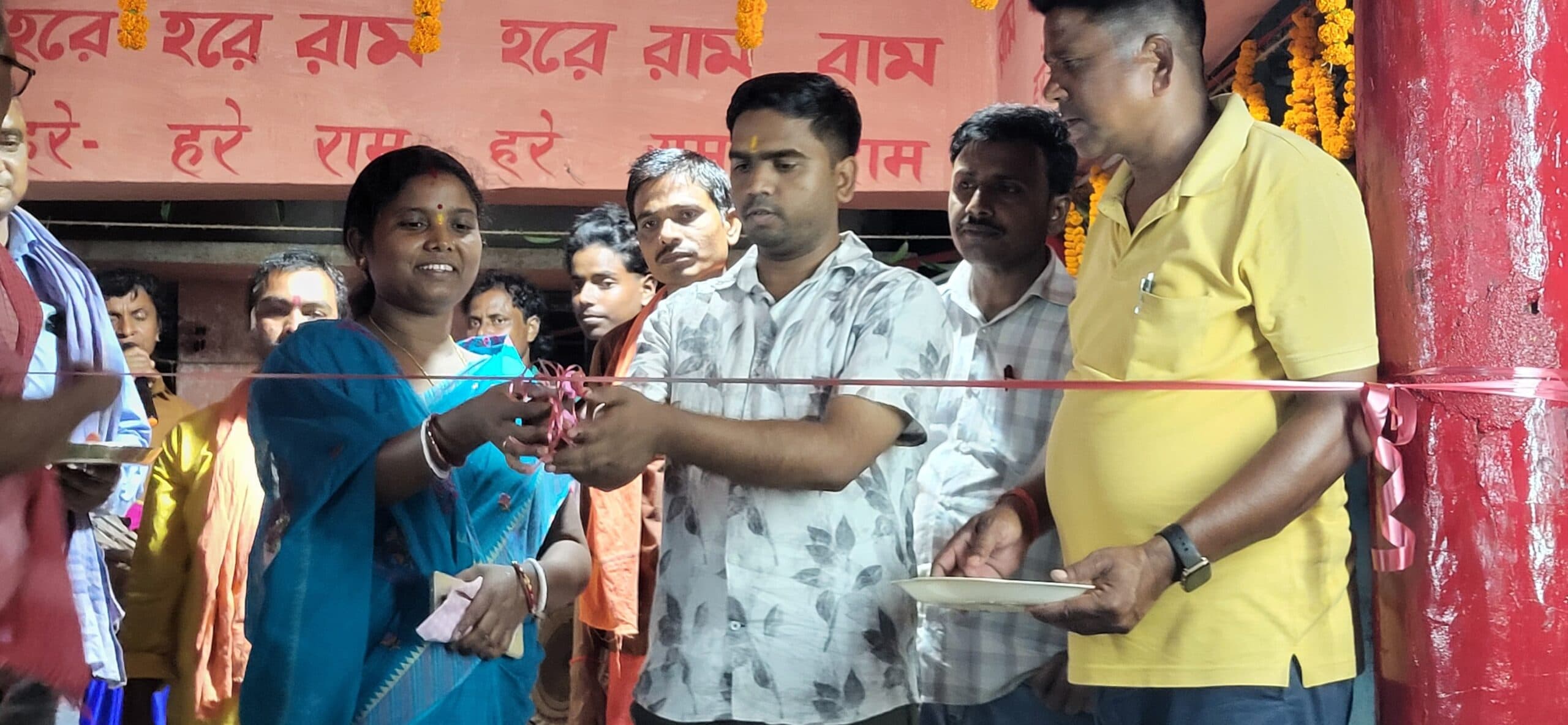 तसरिया गांव में 24 प्रहर हरिनाम कीर्तन शुरू