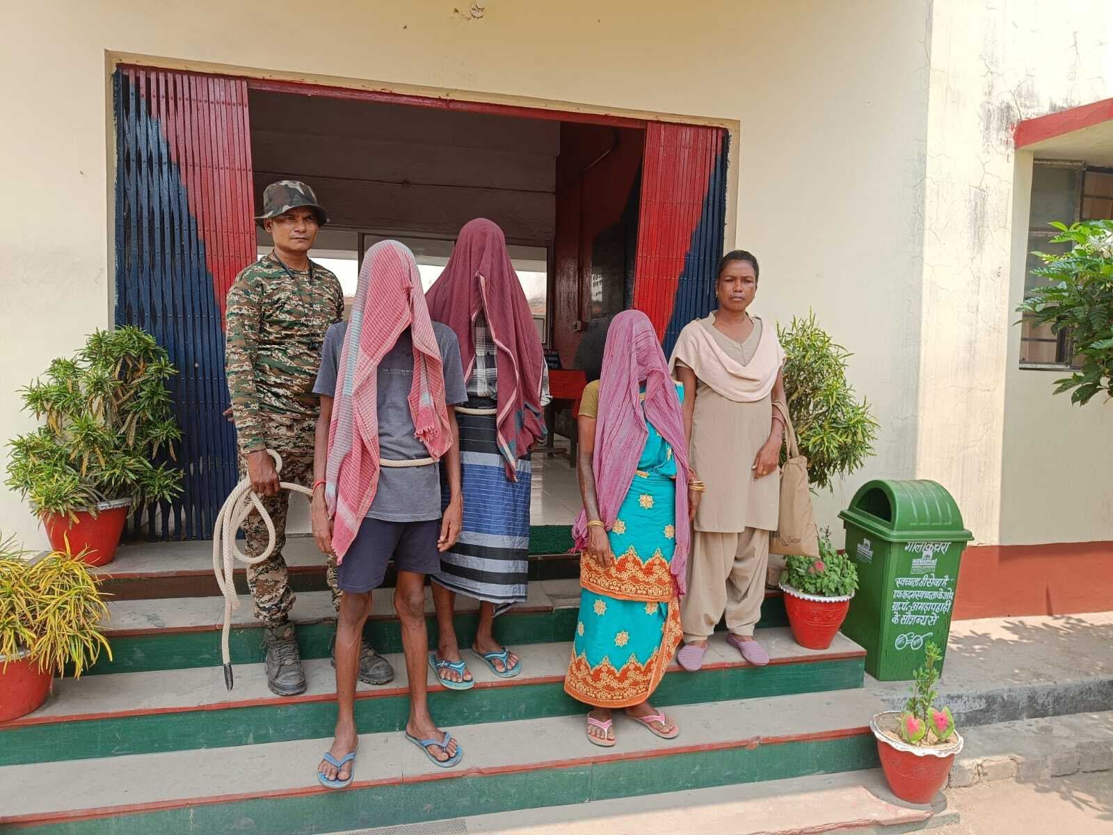 पुलिस ने तीन फरार वारंटी को किया गिरफ्तार