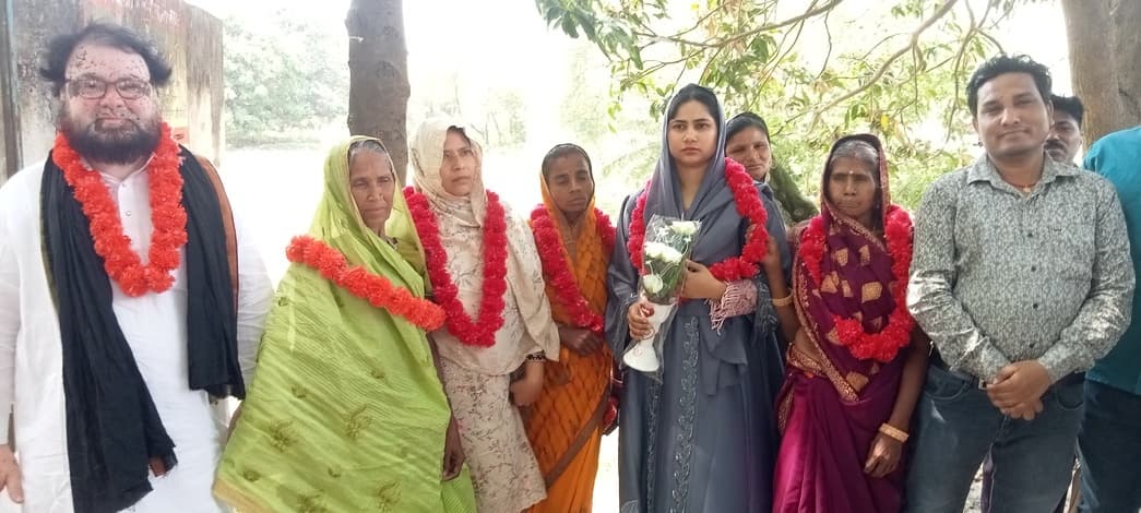 ठाकुरगंगटी प्रखंड में निर्विरोध प्रखंड प्रमुख चुनी गयीं नाजनी खातून