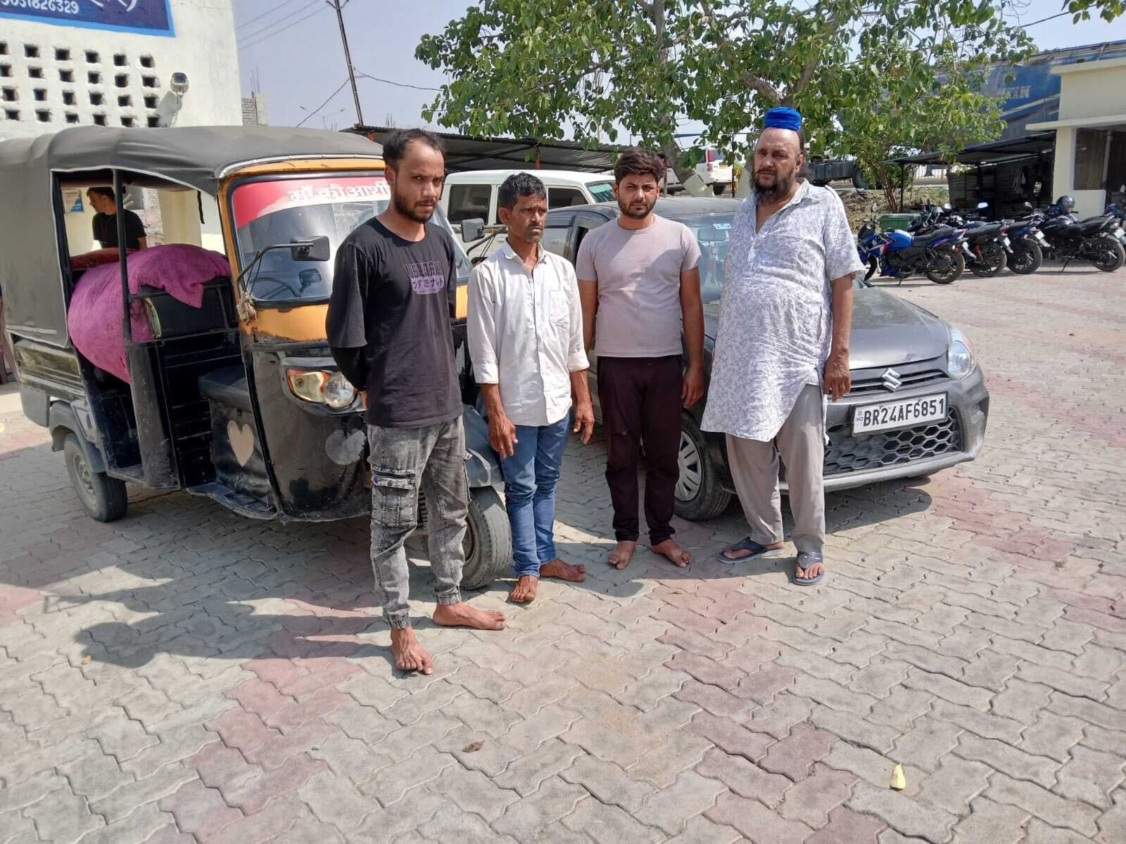 देव मोड़ पर 96.61 किलो डोडा अफीम के साथ अंतरराज्यीय चार गिरफ्तार