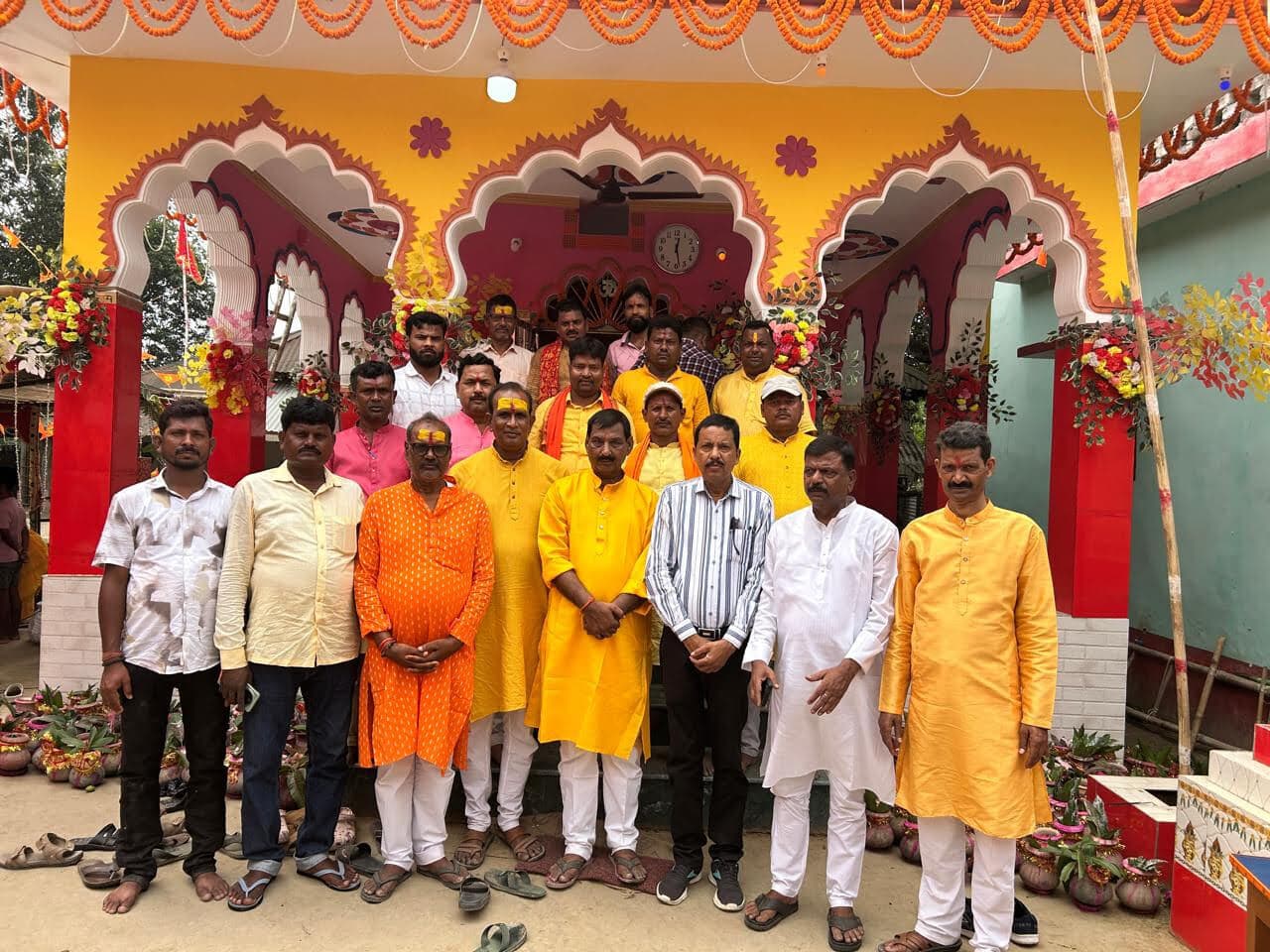 बजरंगबली की प्राण-प्रतिष्ठा को लेकर निकाली कलशयात्रा