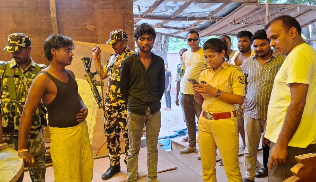 समानों के साथ आरोपित को किया गिरफ्तार