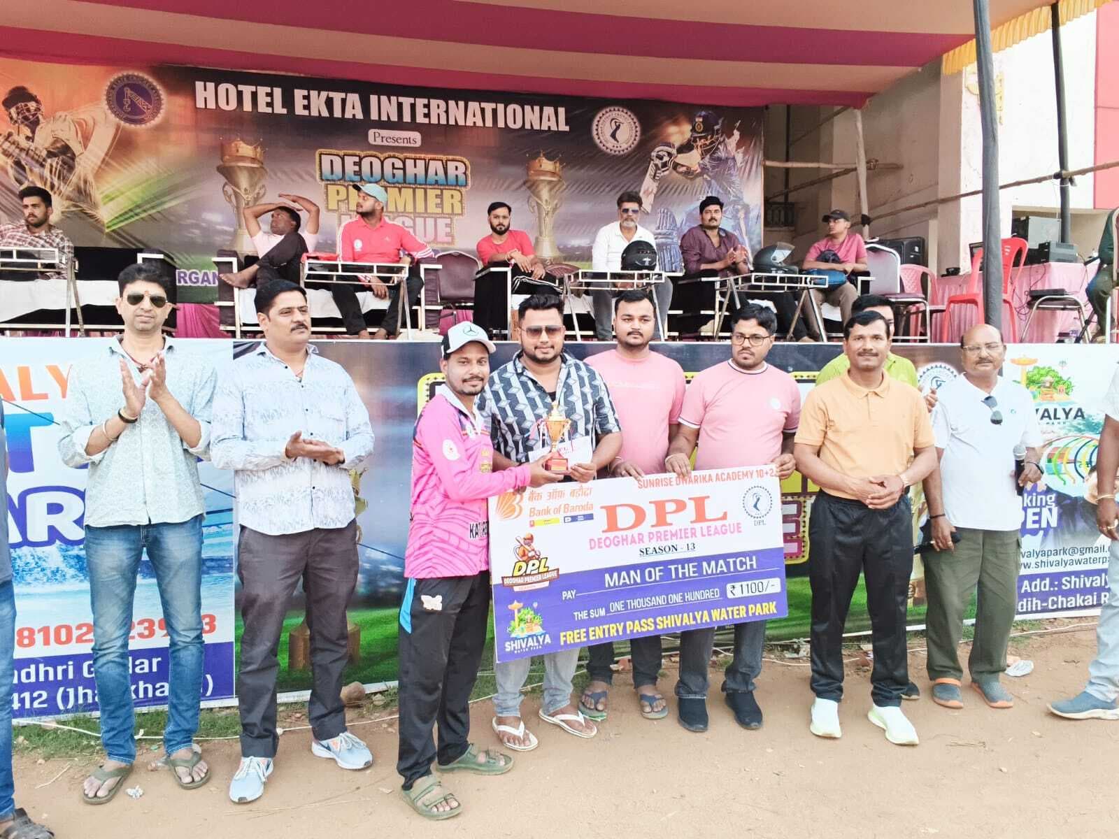 Deoghar news : पिंक पैंथर की दमदार जीत,  ब्राउन बीयर्स को 31 रनों से हराकर फाइनल में बनायी जगह