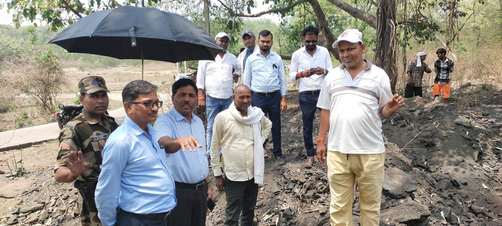 Bokaro News : जीएम ने किया भूमिगत आग का निरीक्षण