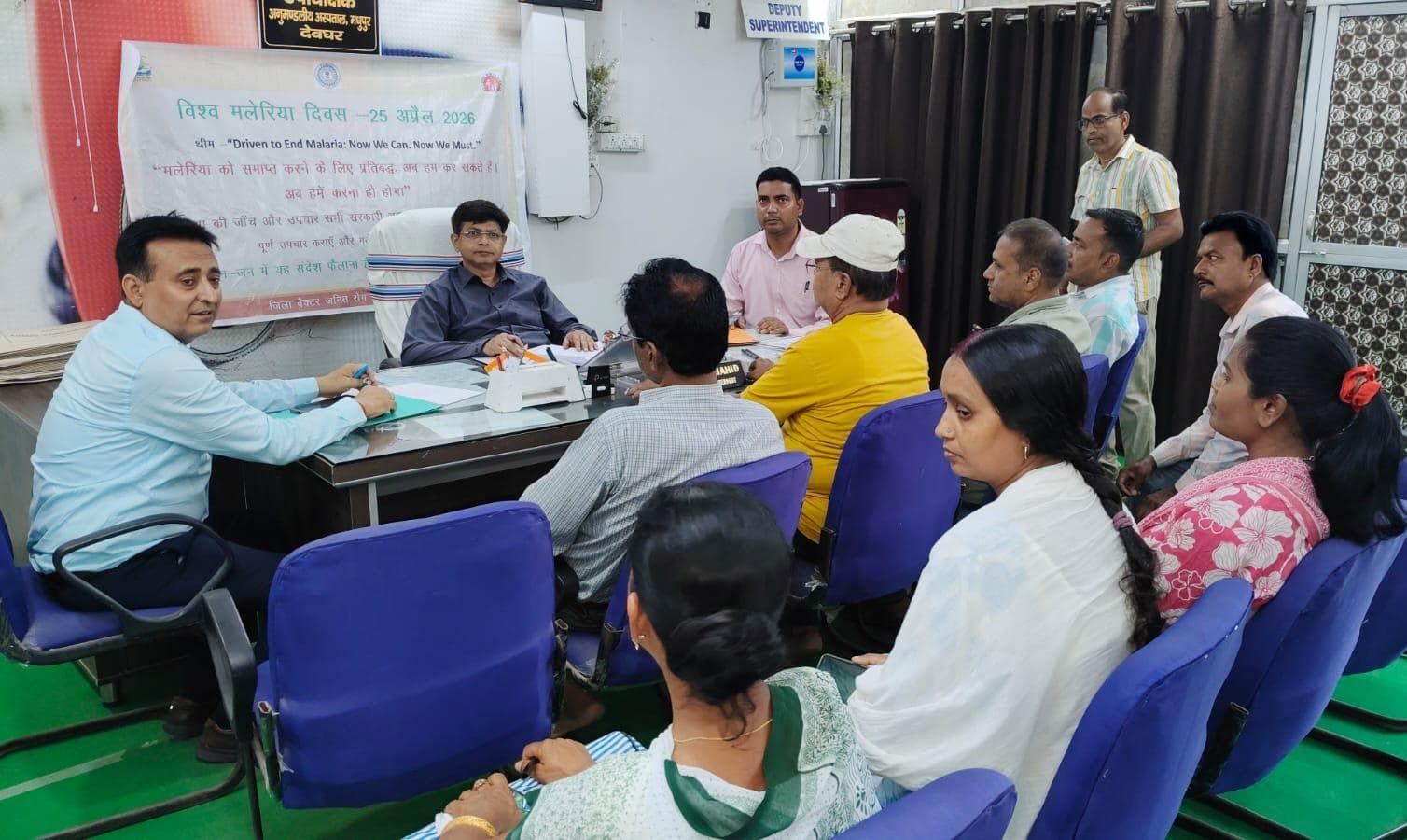 विश्व मलेरिया दिवस पर उत्कृष्ट कार्य करने वाले स्वास्थ्य कर्मियों को किया गया सम्मानित