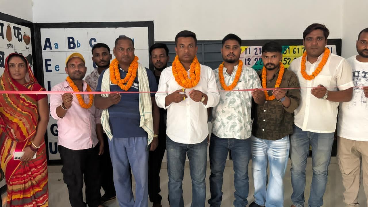 जिप सदस्य ने शहरबन्नी में आधुनिक आंगनबाड़ी का किया उद्घाटन