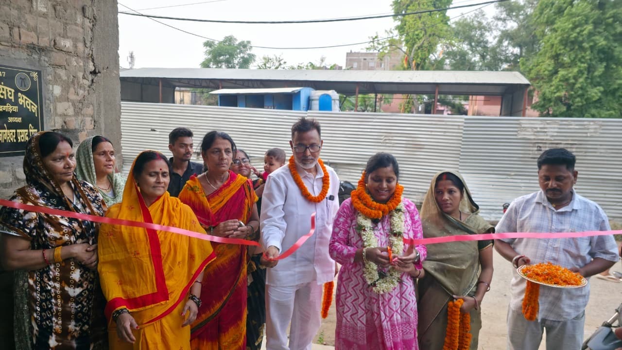 नगर सभापति ने 47 लाख रुपये की तीन योजनाओं का किया उद्घाटन, लोगों में खुशी