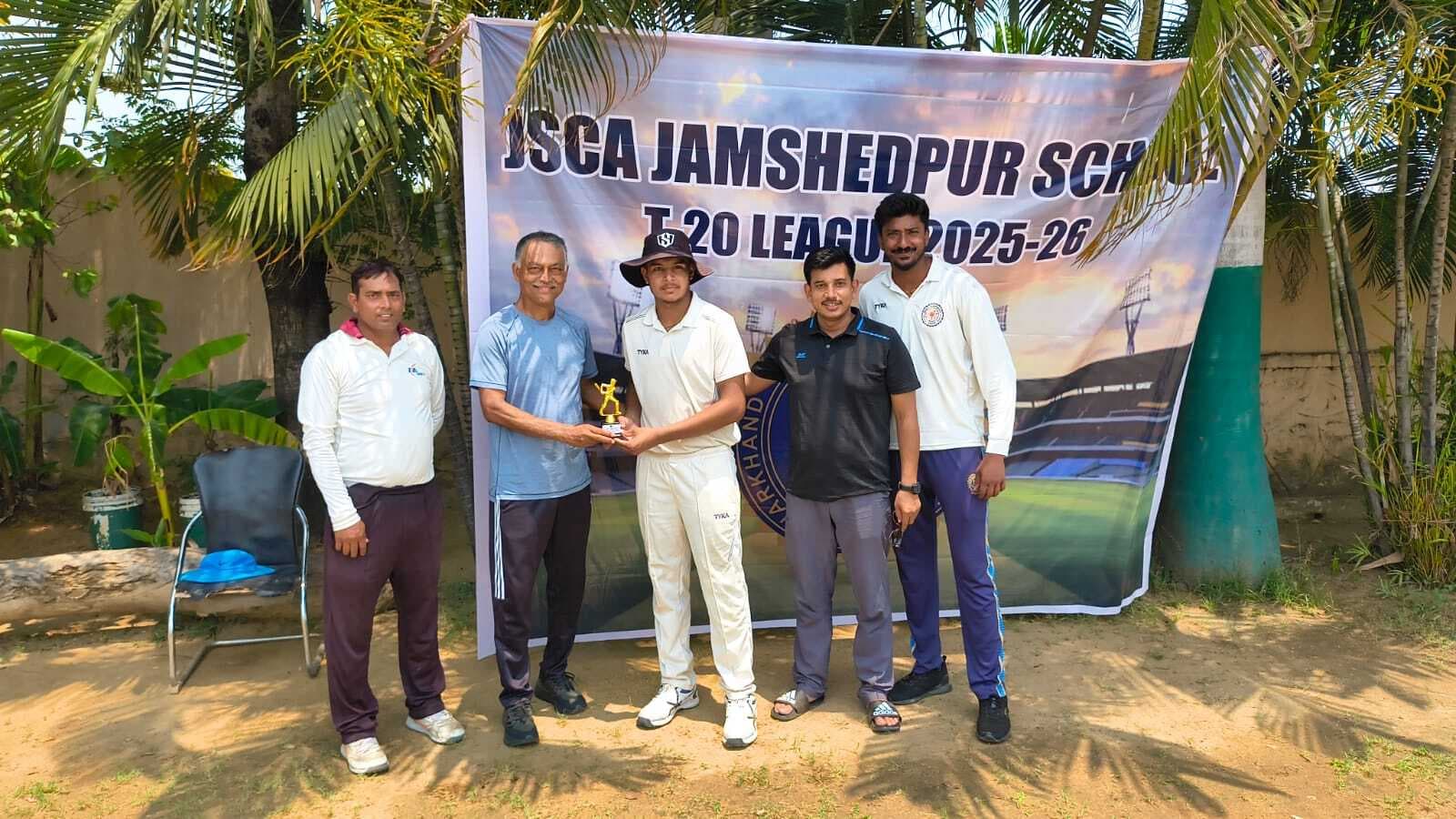 Jsca school league : चिन्मया विद्यालय ने केएसएमएस को 53 रन से हराया