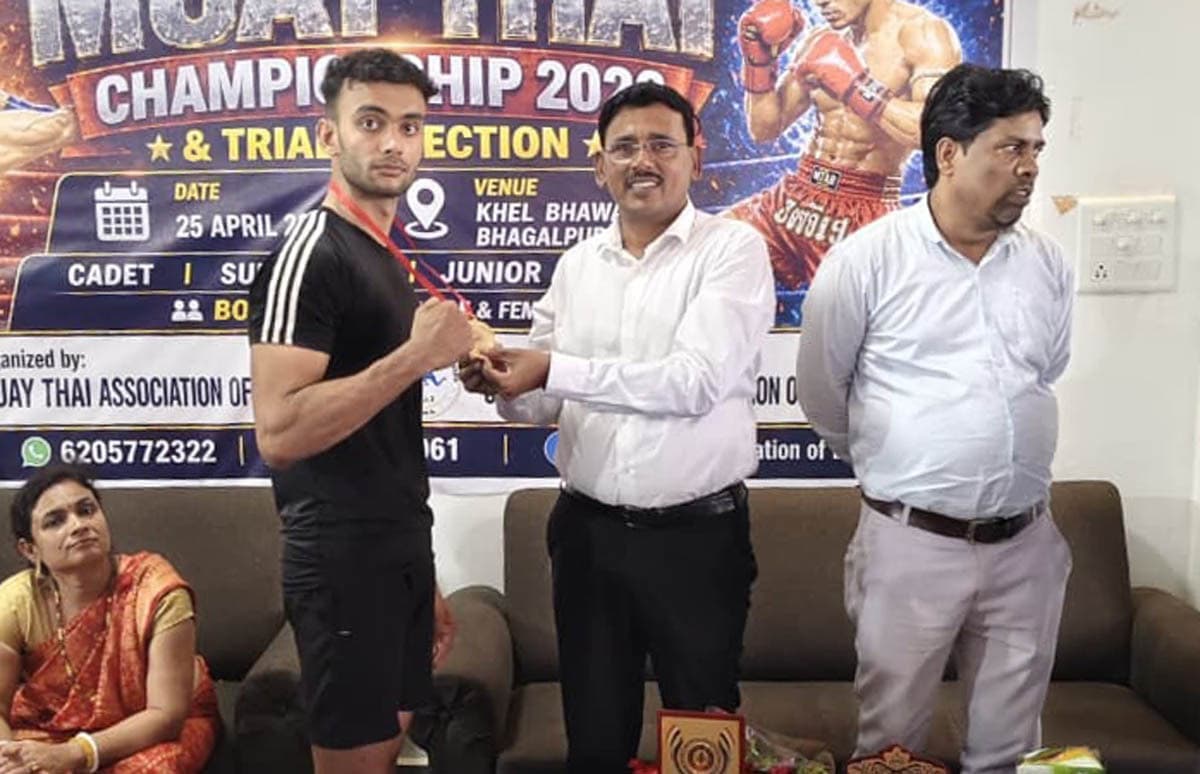 तीसरे बिहार राज्य मुआय थाई चैंपियनशिप 2026 में लखीसराय के खिलाड़ियों का स्वर्णिम प्रदर्शन