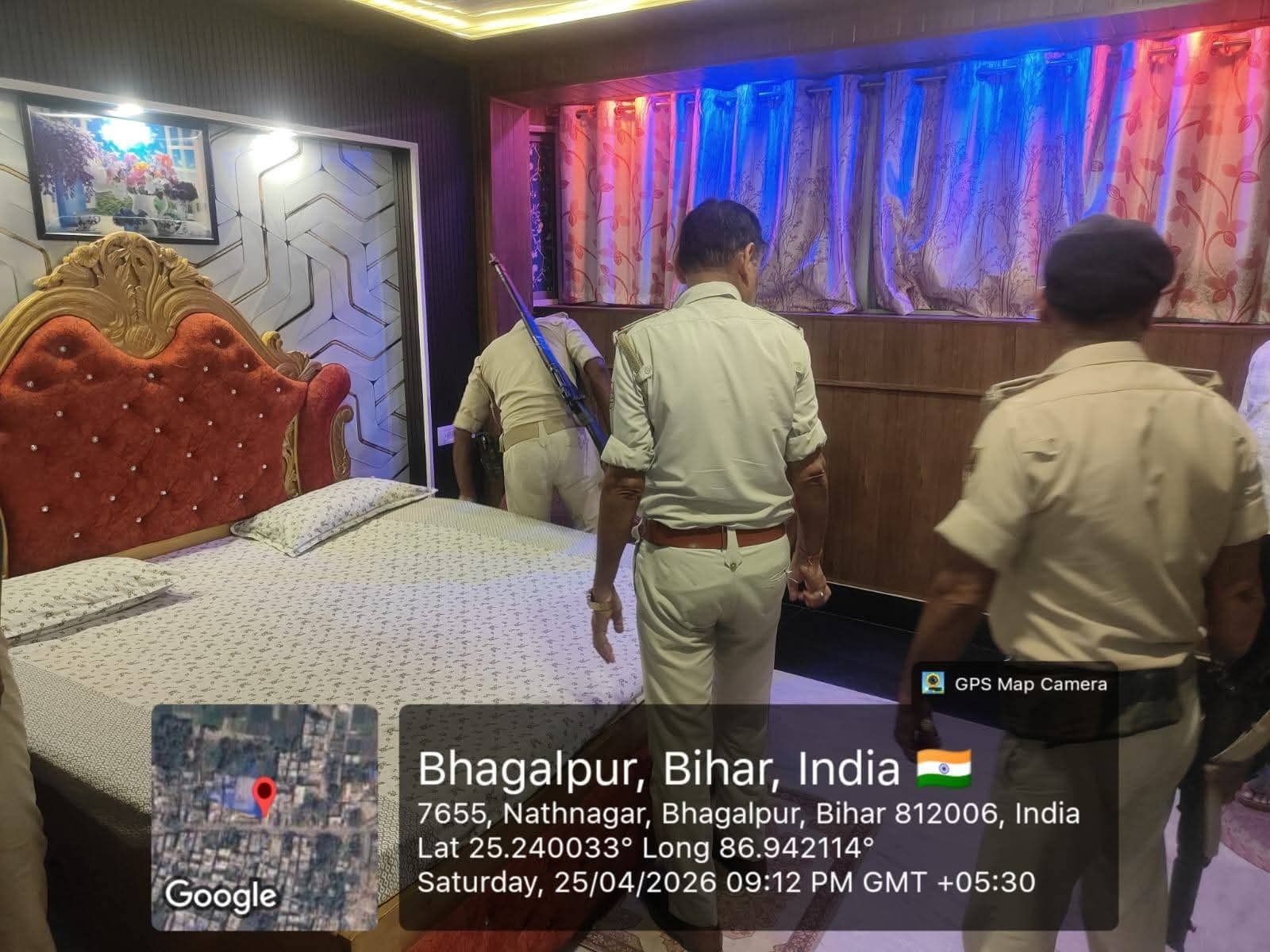 Bhagalpur. आधी रात एक्शन में आयी भागलपुर पुलिस, जिलेभर में चला सघन चेकिंग अभियान
