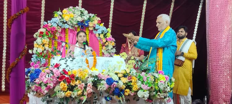 गरीबनगर में श्री श्री 1008 महारूद्र हनुमान महायज्ञ, छठे दिन राम कथा ने बढ़ाया भक्तिमय उत्साह