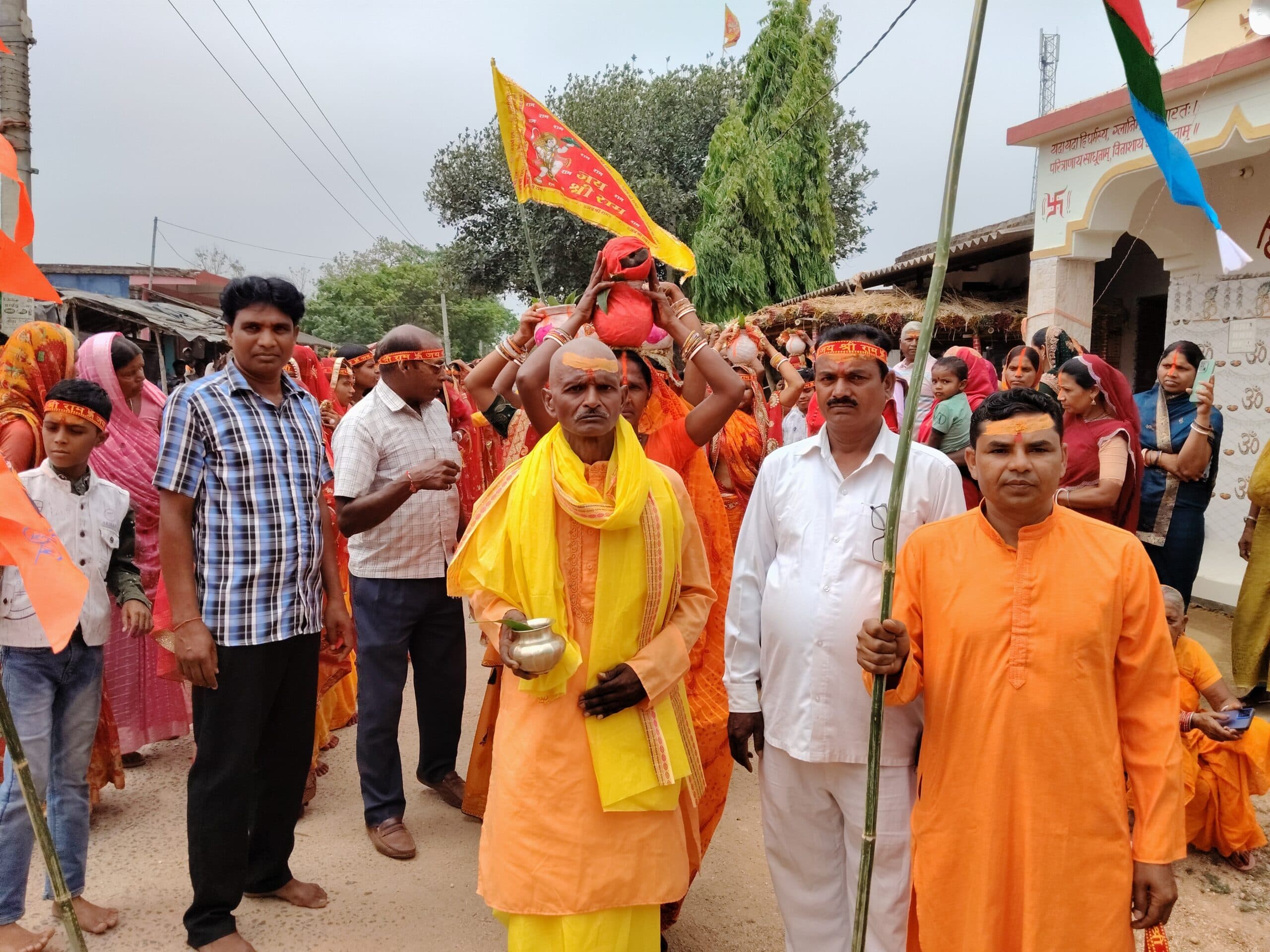 कलश यात्रा के साथ लक्ष्मी नारायण मंदिर प्राण-प्रतिष्ठा का शुभारंभ