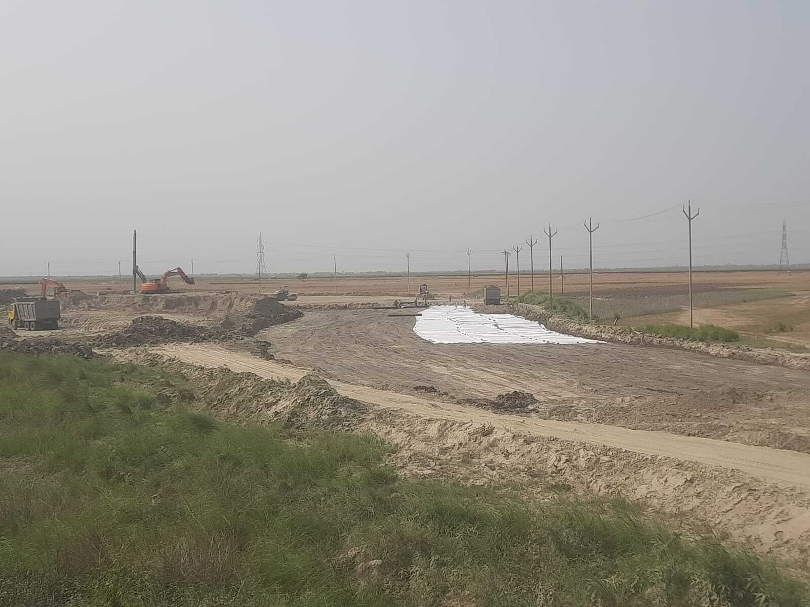 पसराहा में आधुनिक रोटरी ट्रैफिक सिस्टम का निर्माण तेज, 2026 तक फोरलेन शुरू करने का लक्ष्य