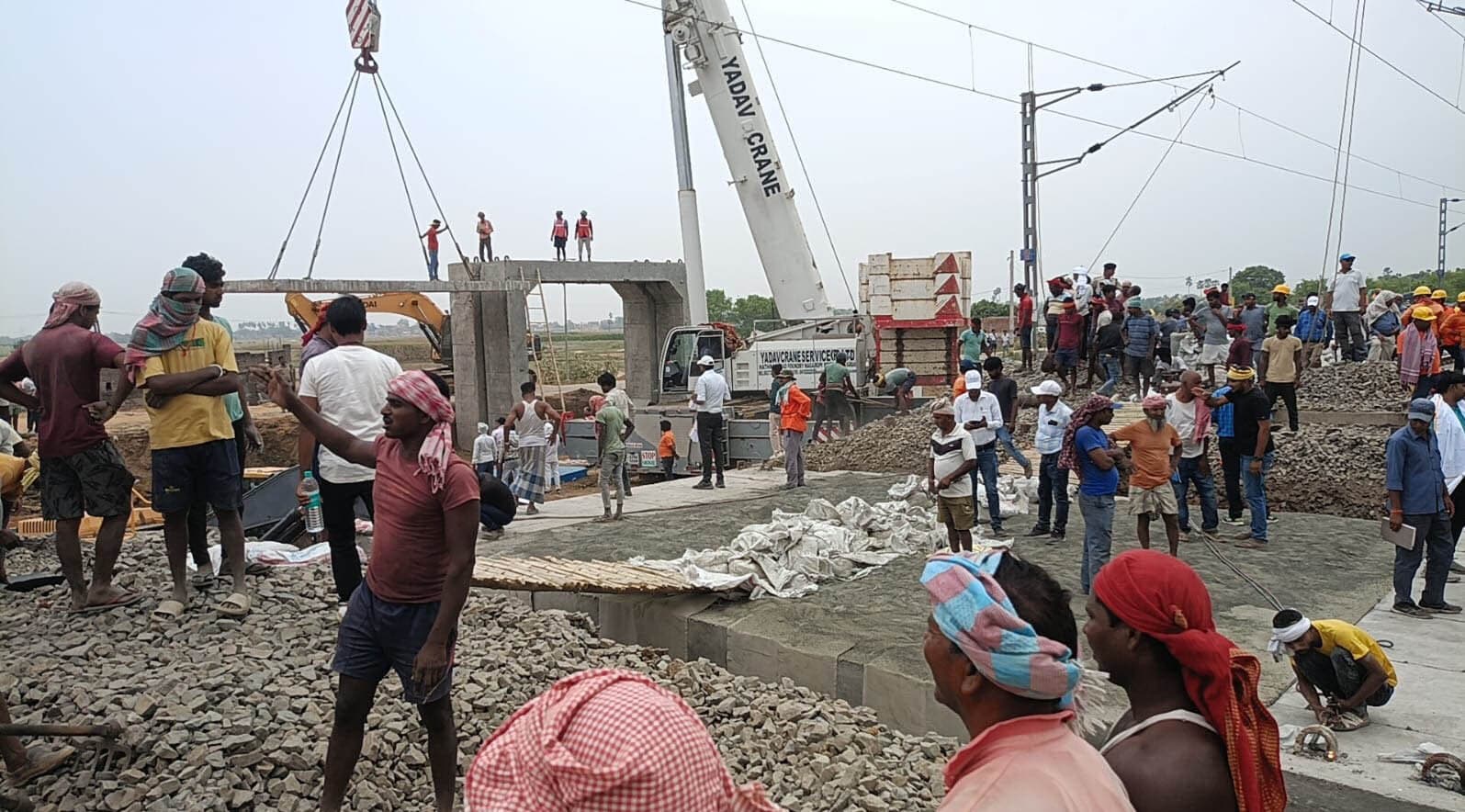 किऊल-जमालपुर रेलखंड पर आठ घंटे तक रहा मेगा ब्लॉक