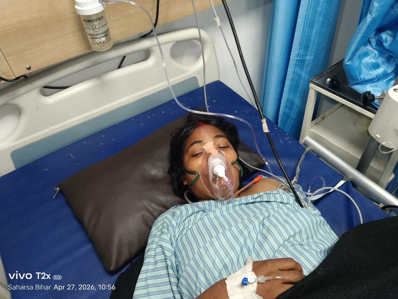 सास-ससुर को महिला ने पहले लाठी डंडों से पीटा, फिर बच्चों को जबरन खिलायी कीटनाशक दवा