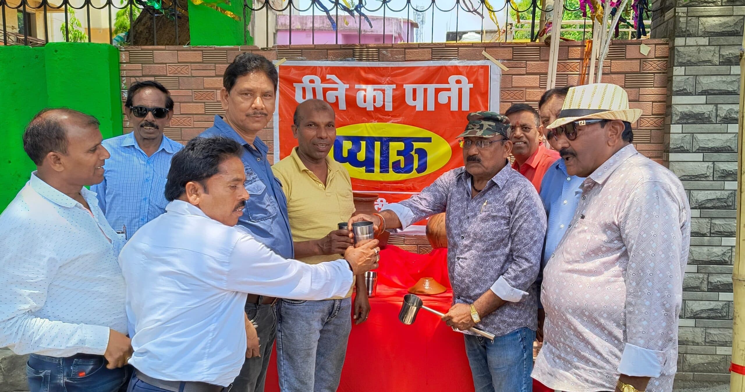 खूंटी क्लब ने करायी प्याऊ की व्यवस्था