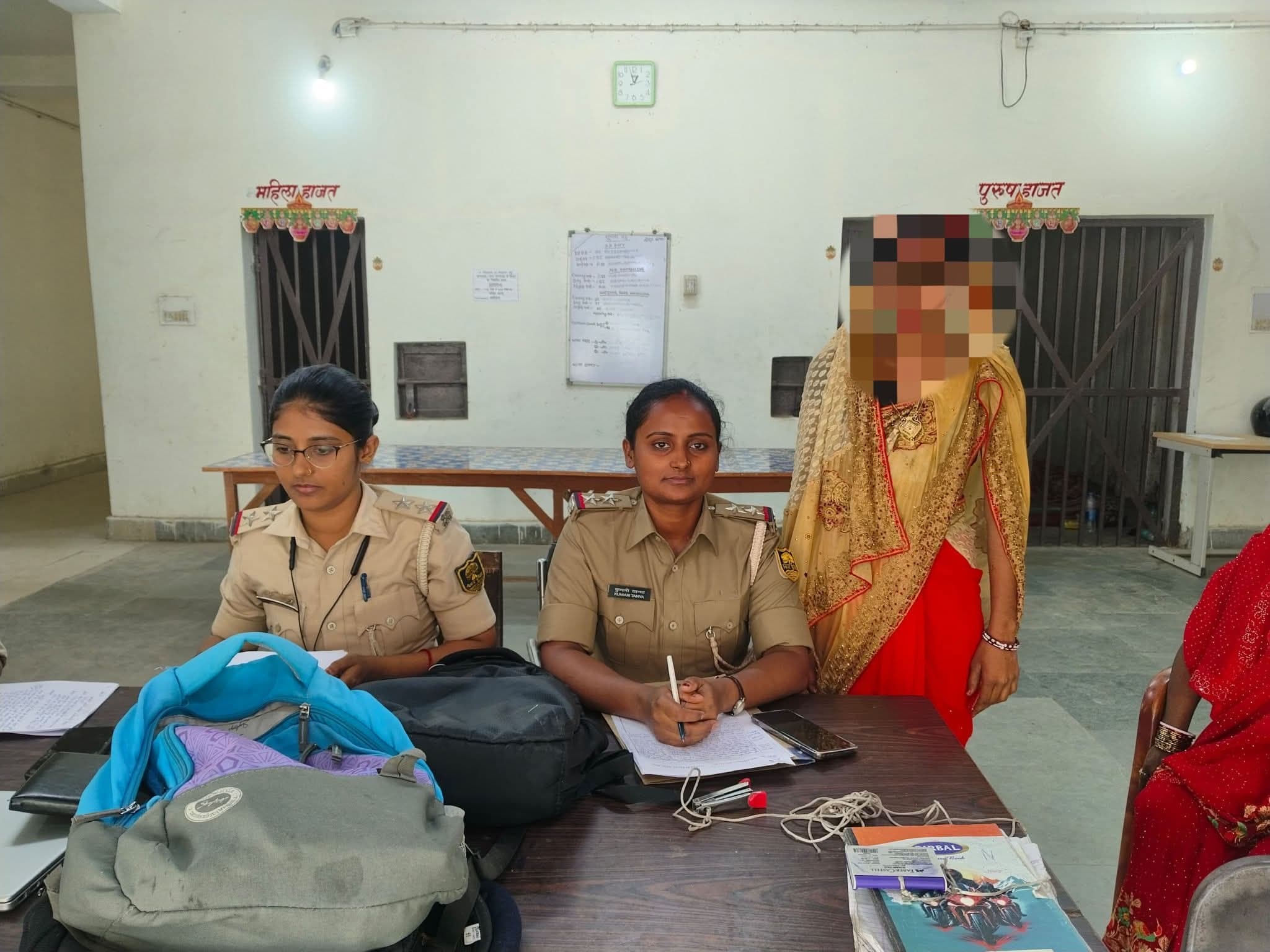 अपहृता को पुलिस ने बावनगंज से सकुशल किया बरामद